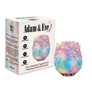 Eve's Ravishing Rose Tapping Clitoral Stimulator - by Adam & Eve